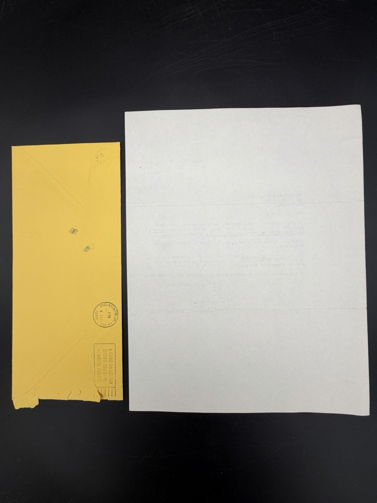 1988 Signed Author Mari Evans Letter "I Am A Black Woman" W/ Original Envelope