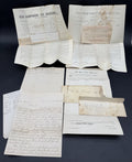 Antique 1880s NH Ephemera Lot: Insurance Policies, Handwritten Letter, Legal Doc