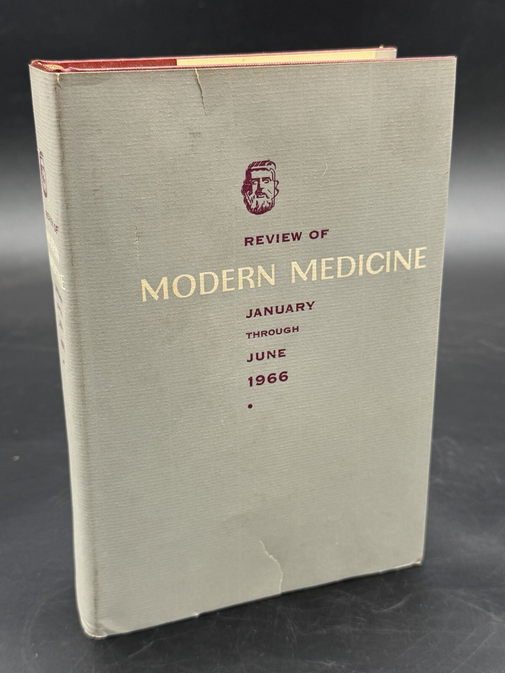 Vintage Book 1966 Review of Modern Medicine Hardcover Book January-June Illustrated