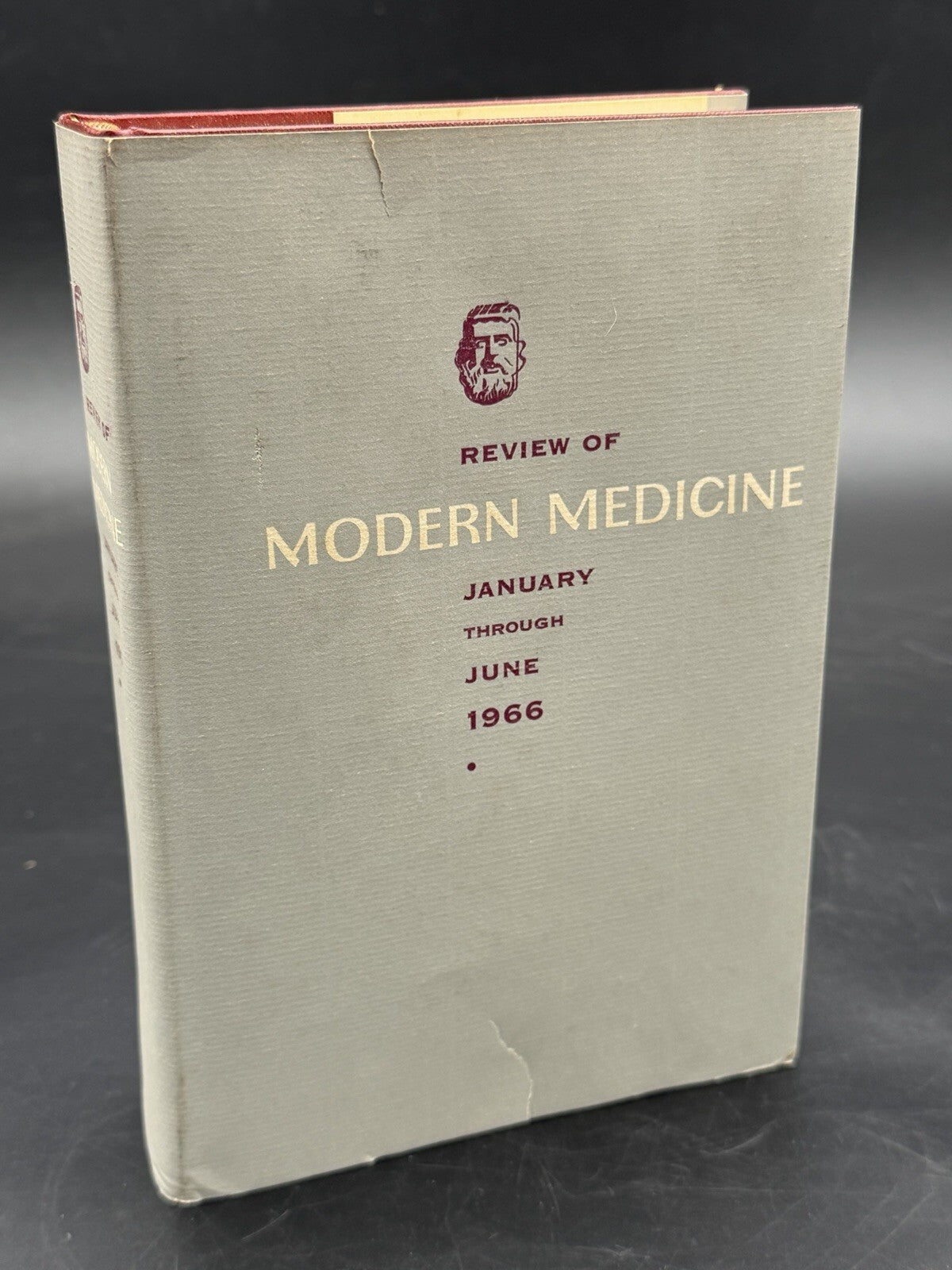 Vintage Book 1966 Review of Modern Medicine Hardcover Book January-June Illustrated