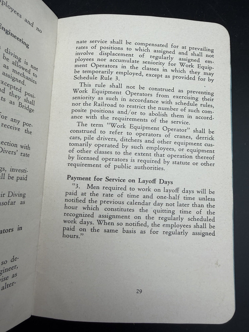 1942 Boston and Maine Railroad Engineering Dept Rules & Hymn Booklet Ephemera