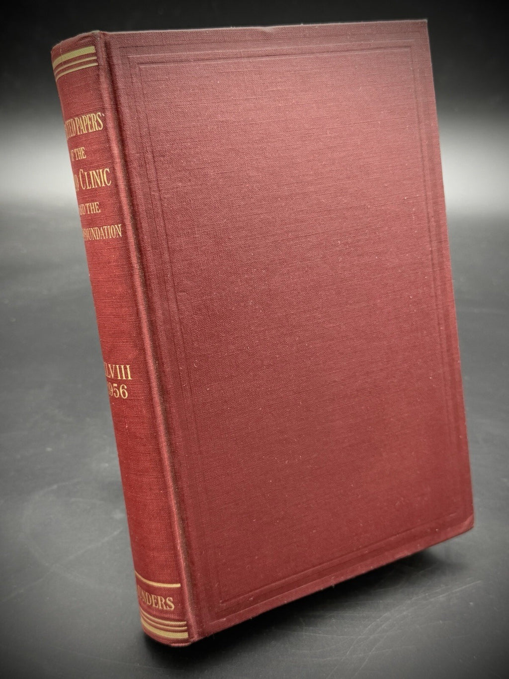 Collected Papers of the Mayo Clinic & The Mayo Foundation Volume XLIX (49) 1957