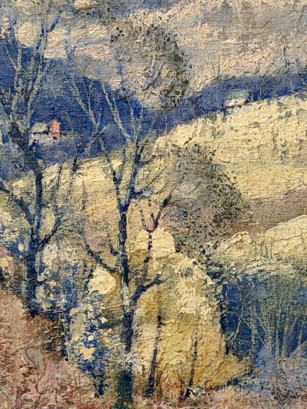 Robert Burton Keeler (1886-1978) Original Oil Painting Framed Landscape 27x23