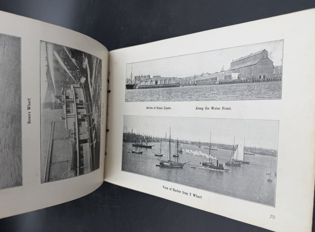 1904 150 Glimpses of Boston Photo Book Souvenir Cambridge Lexington Station