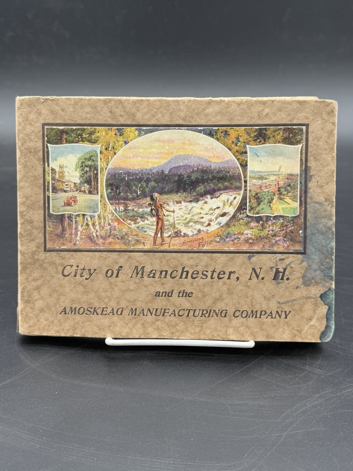 1912 City Manchester NH & Amoskeag Mfg Co 100 Pg Views Book Amazing