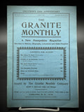 August 1916 The Granite Monthly Magazine - Concord NH 150th Anniversary Edition