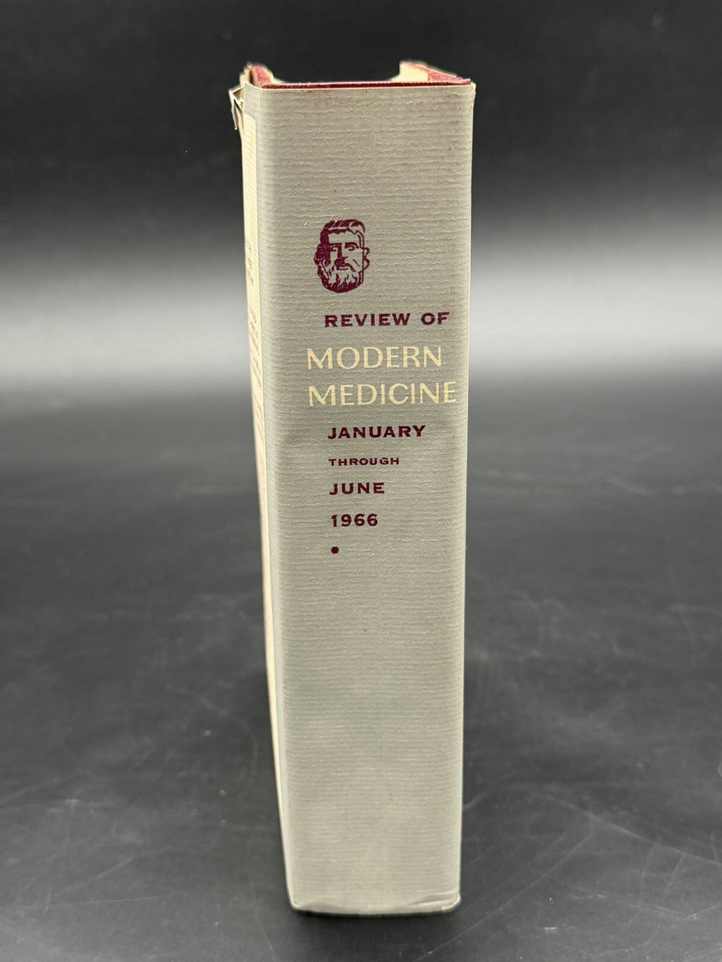 Vintage Book 1966 Review of Modern Medicine Hardcover Book January-June Illustrated
