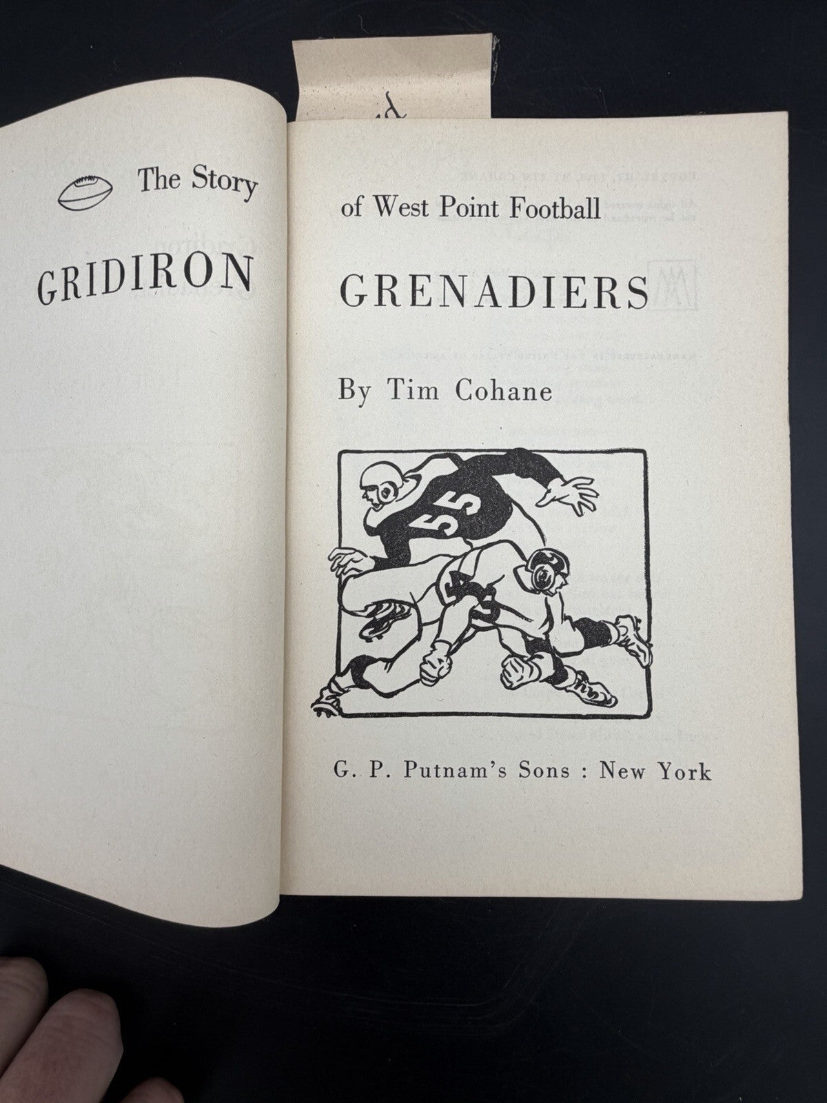 Gridiron Grenadiers 1948-by Tom Cohane-Story of West Point Football Signed Book