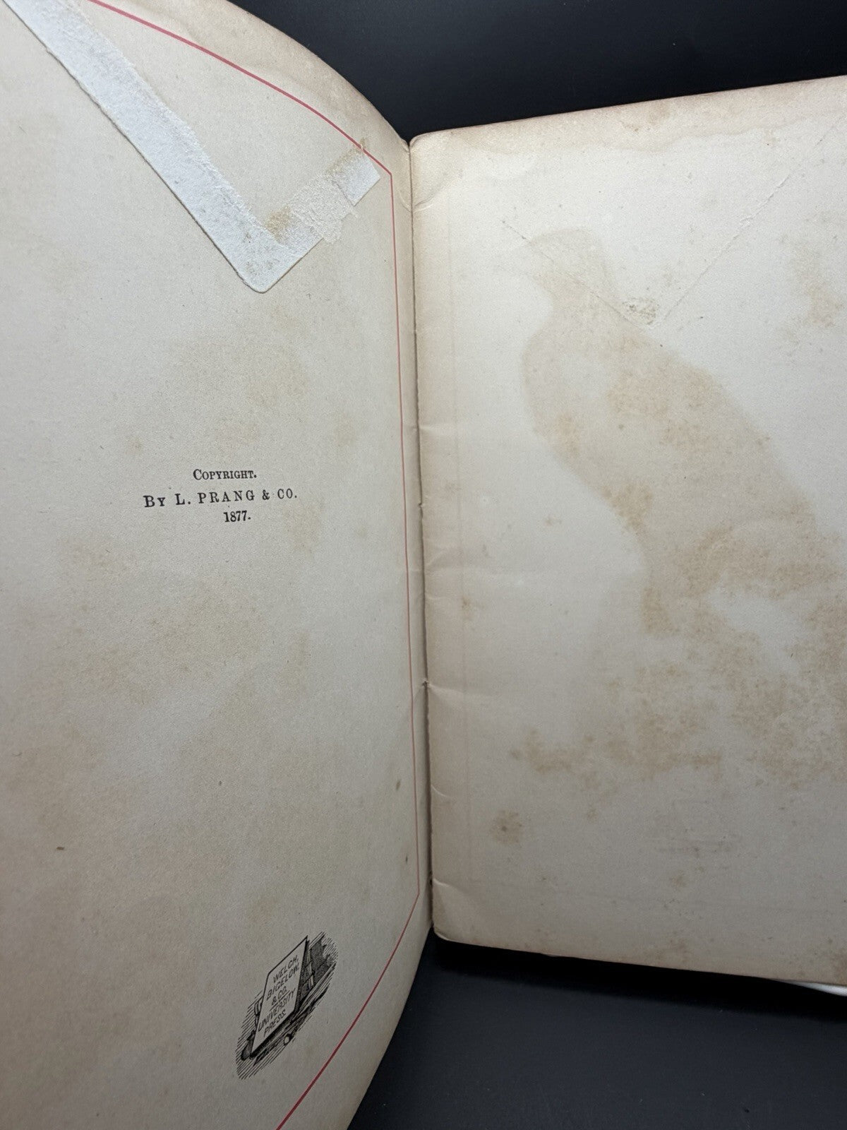 1878 Prang's Natural History Series Children Birds Of Prey Antique Color Book⁠