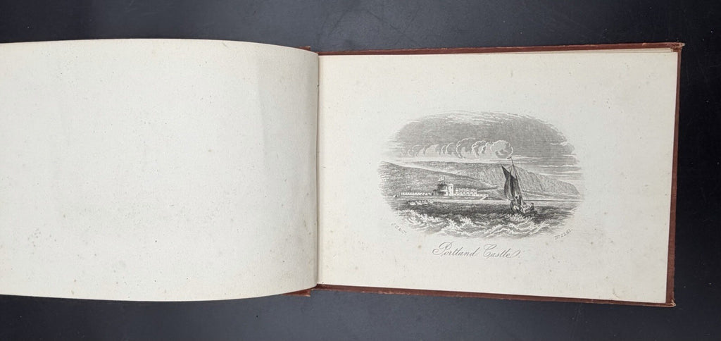 1870s Twenty Four Views of Portland & Weymouth Steel Engravings Book W.T. Wallis