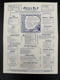 Original 1949 Alioto's No. 8 Fisherman's Wharf Restaurant Menu San Francisco