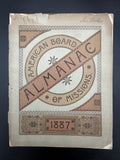 1887 American Board Almanac of Missions Foreign Missionary Maps