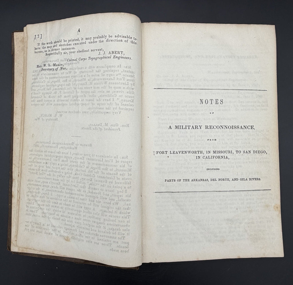 1848 Notes of a Military Reconnoissance to San Diego W. H. Emory US West History