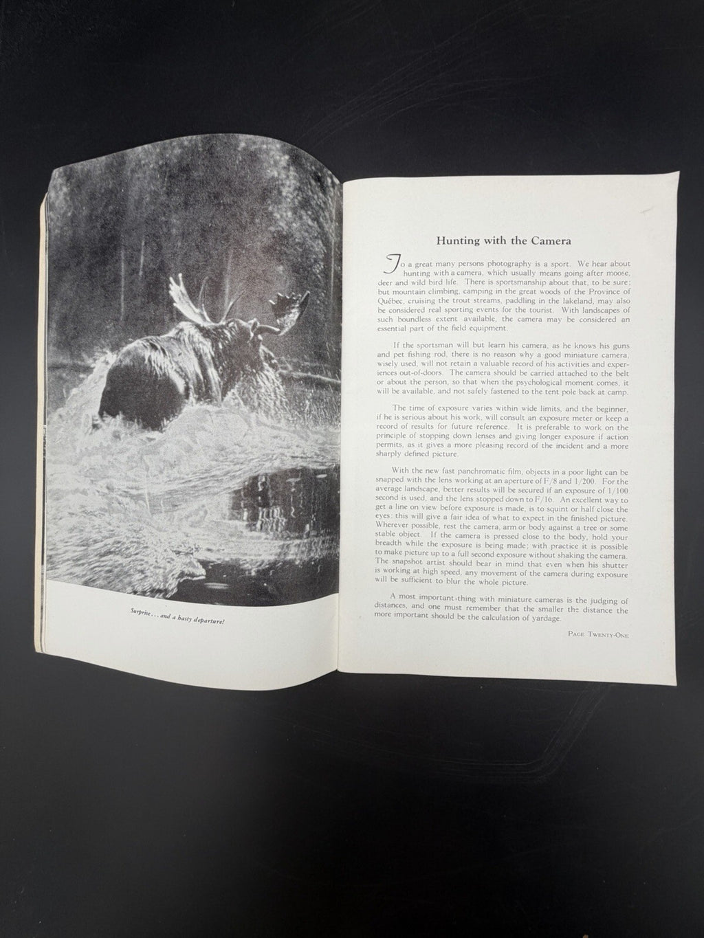 1940 Hunting and Fishing in la province de Québec - Vintage Tourism Booklet
