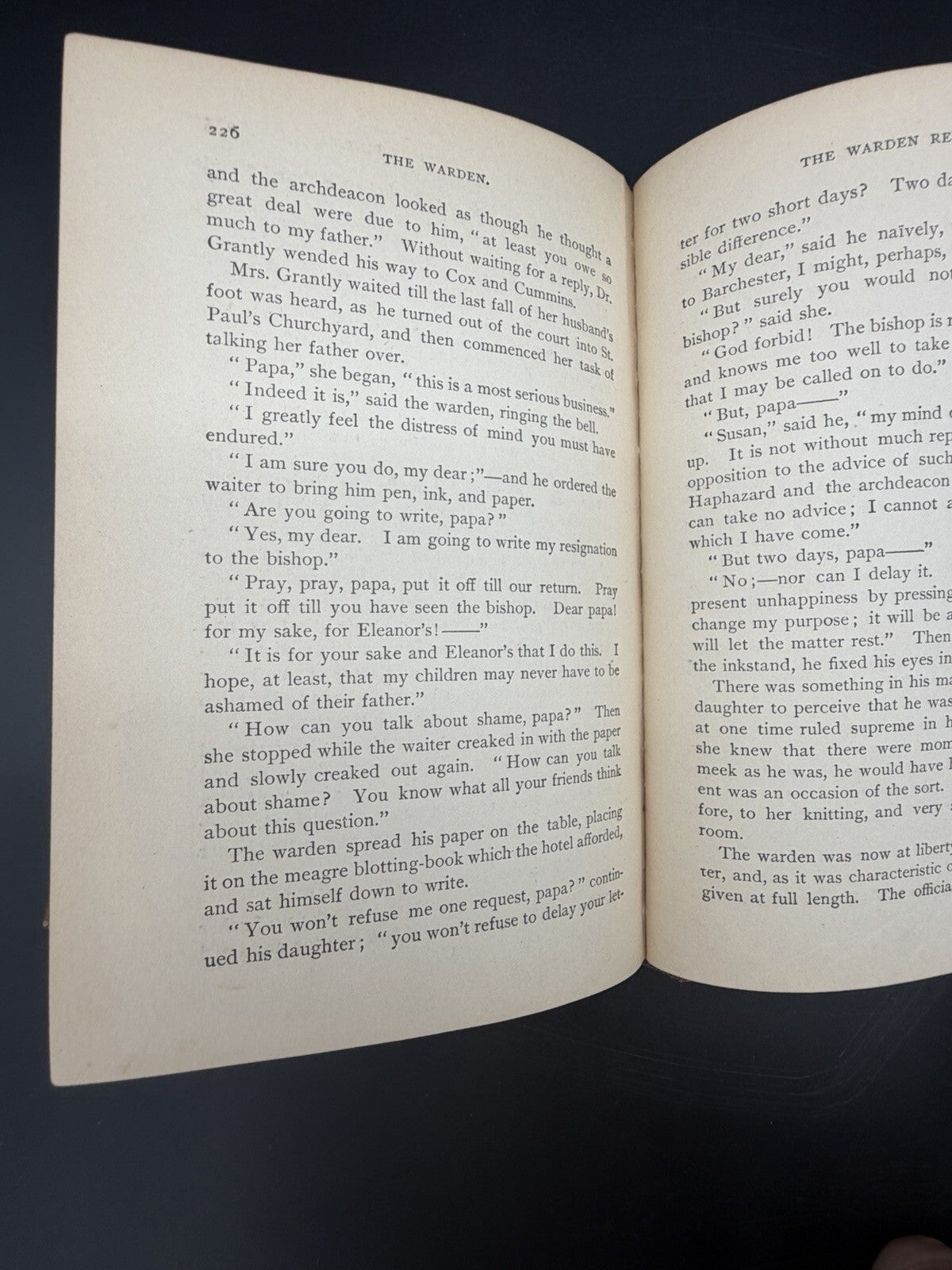 The Warden By Anthony Trollope 1906 Dodd Mead And Company Ex-Library