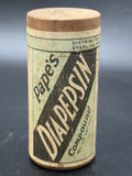 Vintage 1922 Pape's Diapepsin Patent Medicine Wood & Paper Container Apothecary