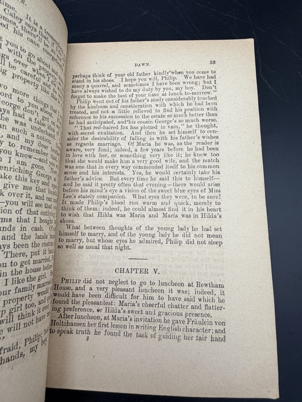Vintage 1887 Dawn by H Rider Haggard J S Ogilvie Pirated Edition Rare