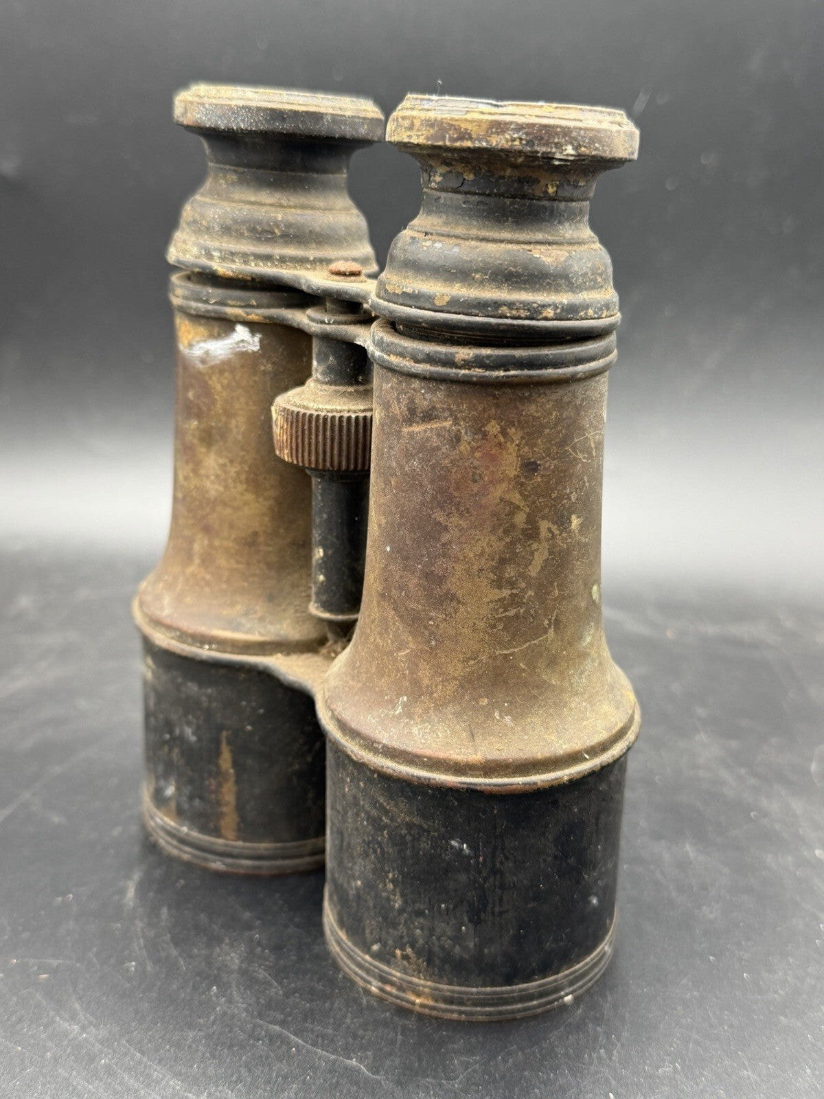 Antique Brass Field Glasses Binoculars Vintage As Found Barn Fresh Steampunk