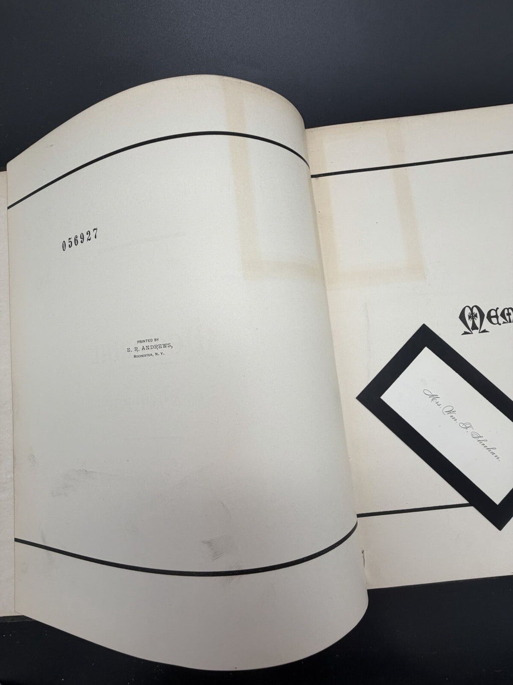 Dr. William Francis Sheehan In Memoriam 1886 Rare Rochester NY Medical Book