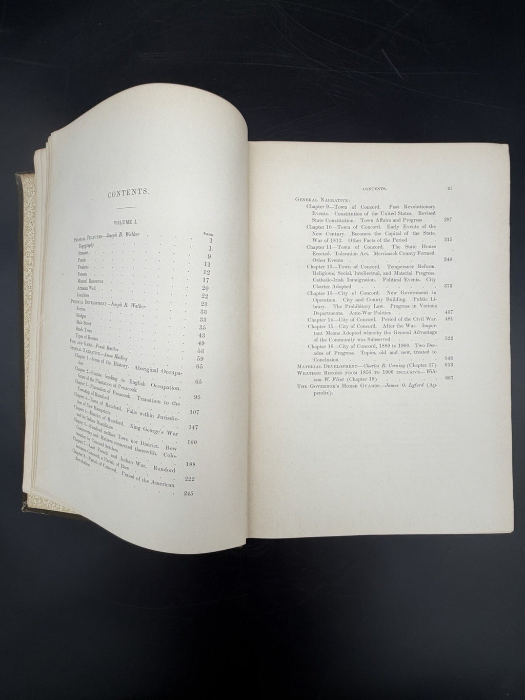 Antique Book History of Concord New Hampshire 1725-1903 Lyford 2 Volume Set 1903