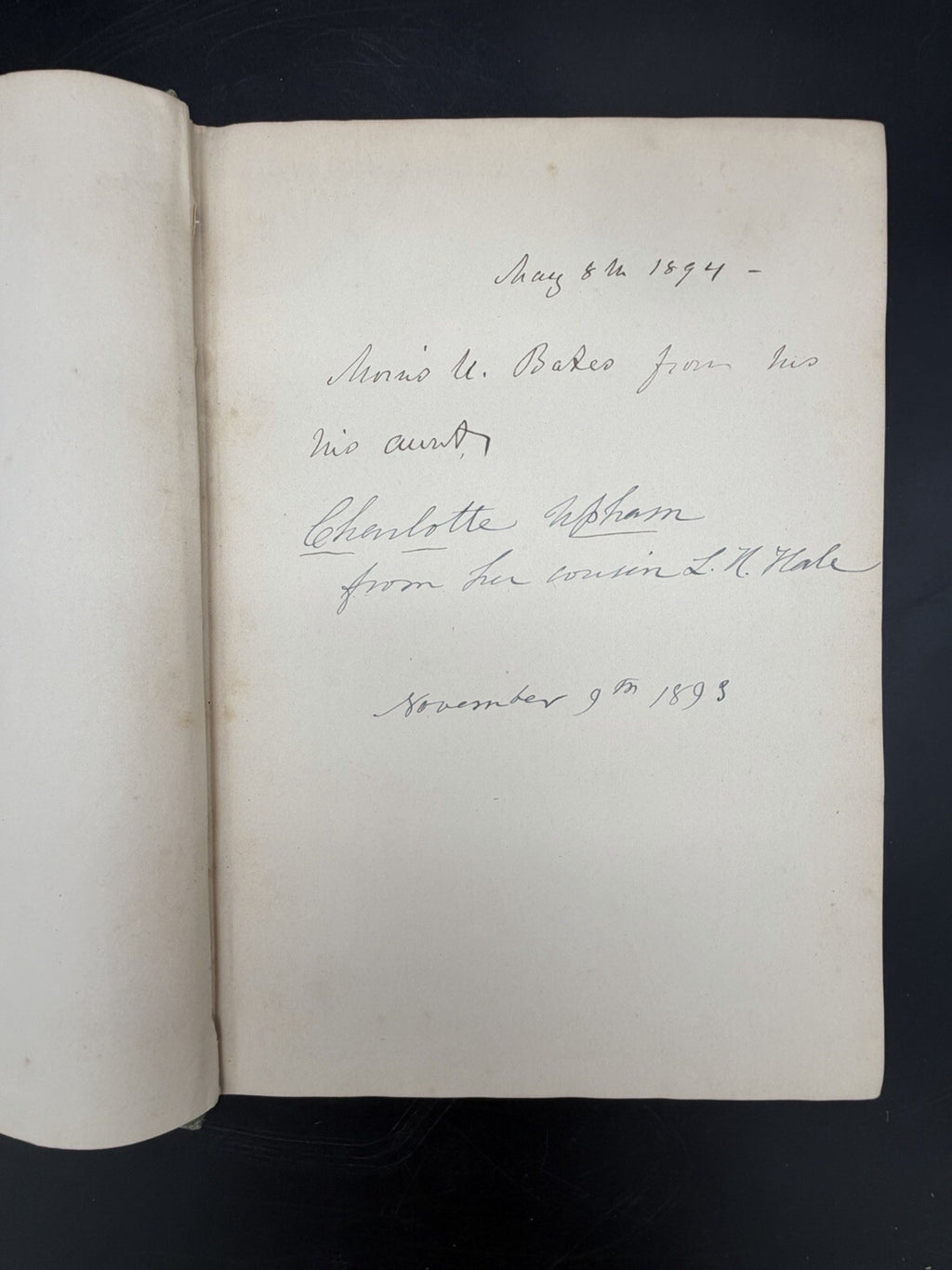 Antique Book 1892 The Statue of John P Hale New Hampshire Unveiling William E. Chandler HC