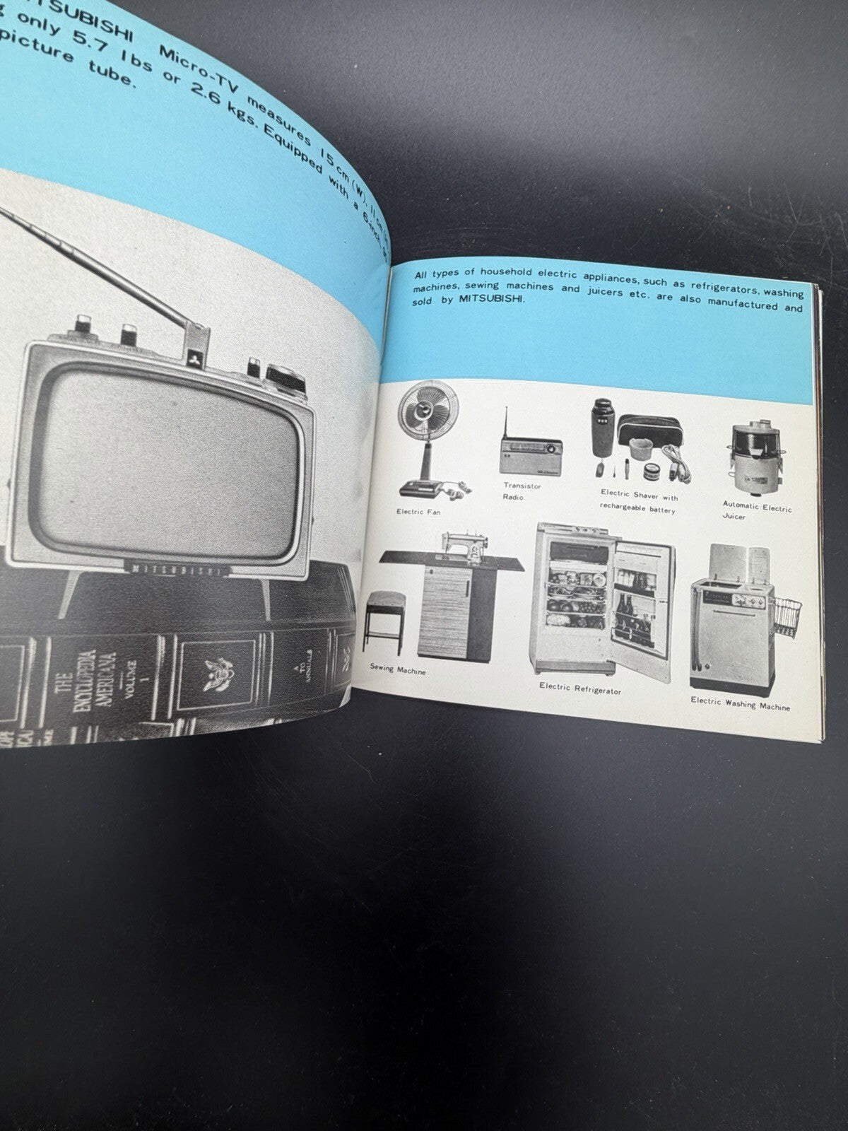 Vintage 1960s Mitsubishi Electric Brochure "A Five Minute Glimpse of Japan"