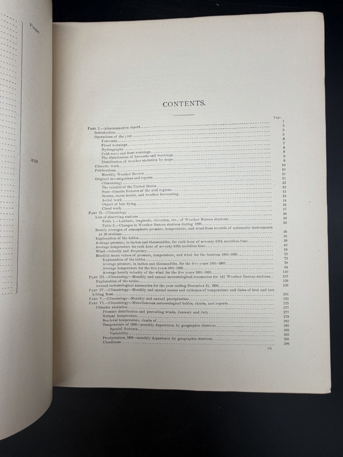 1897 Report of the Chief of the Weather Bureau with Mississippi River Flood Maps