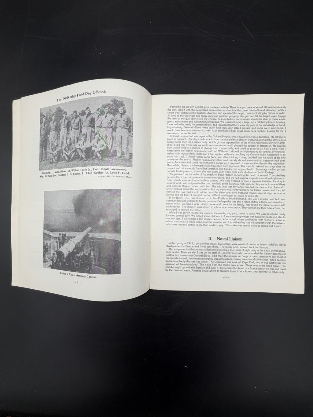 WWII Book Memoir A Watch In The Night WWII Recollections Coast Artillery