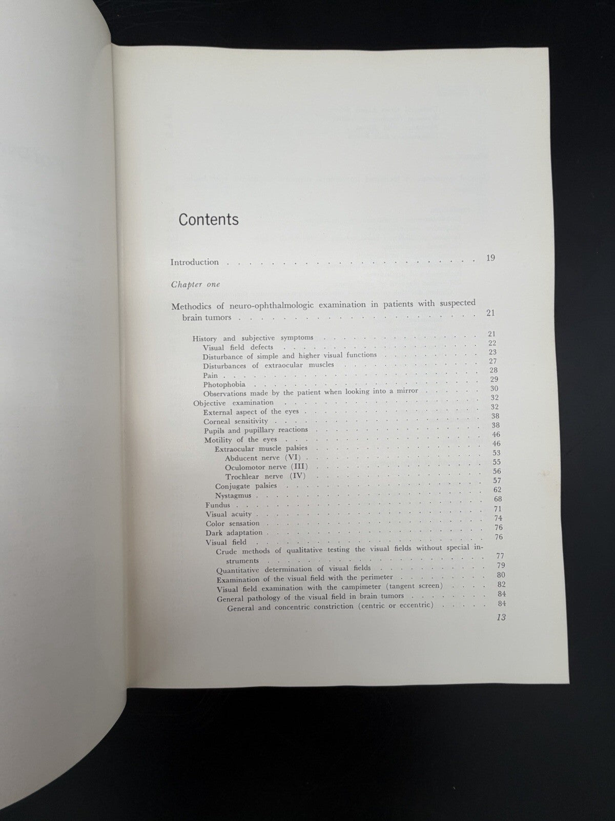 Eye Symptoms in Brain Tumors 1961 Alfred Huber MD Medical Ophthalmology Textbook