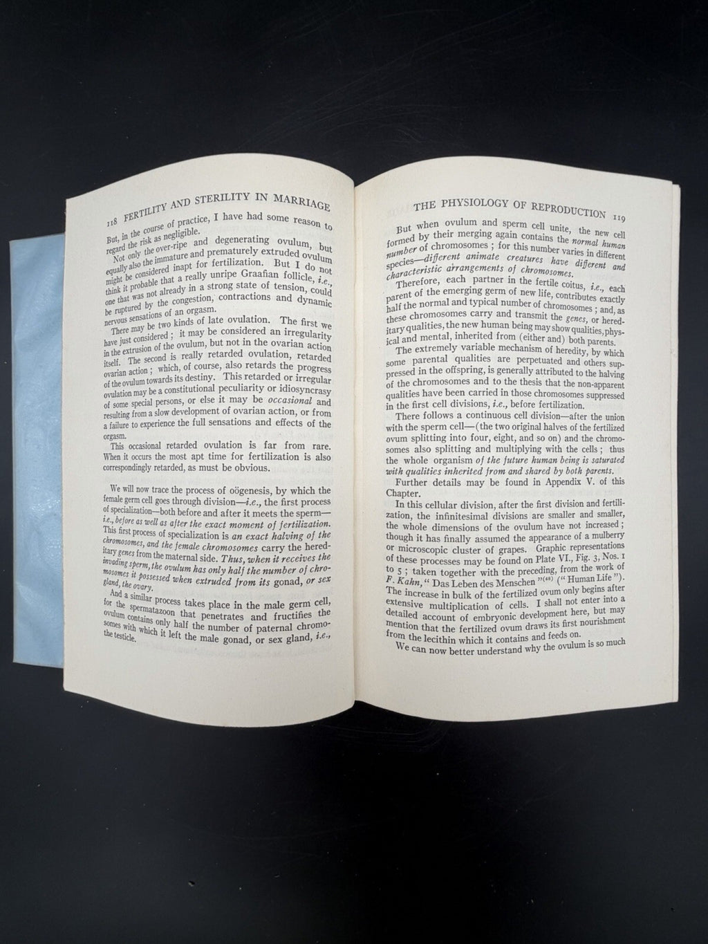 Antique Book 1931 Fertility and Sterility in Marriage by Th. H. Van de Velde M.D Medical Book