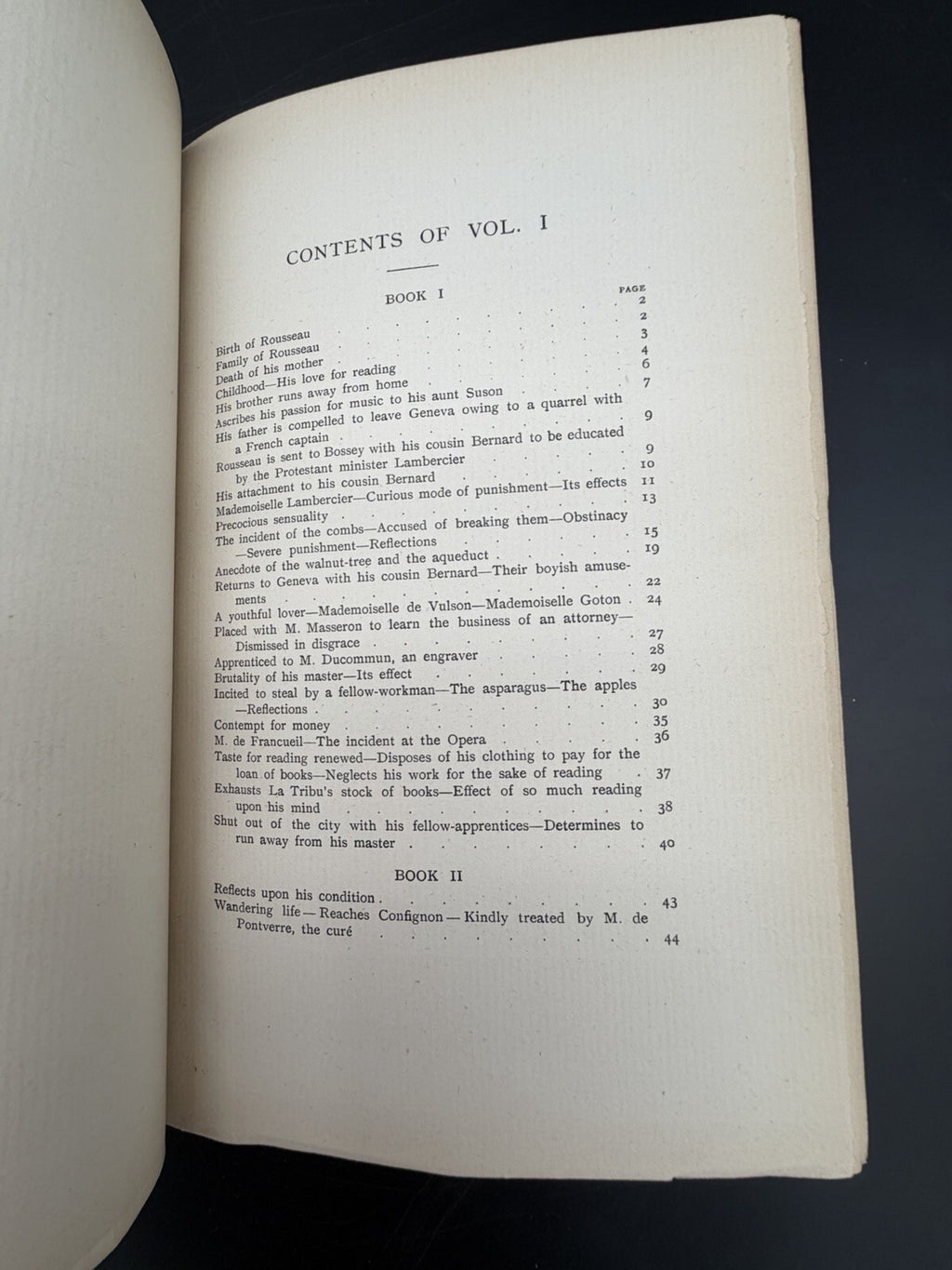 1896 Confessions of Jean Jacques Rousseau 2 Volume Set Privately Printed Rare