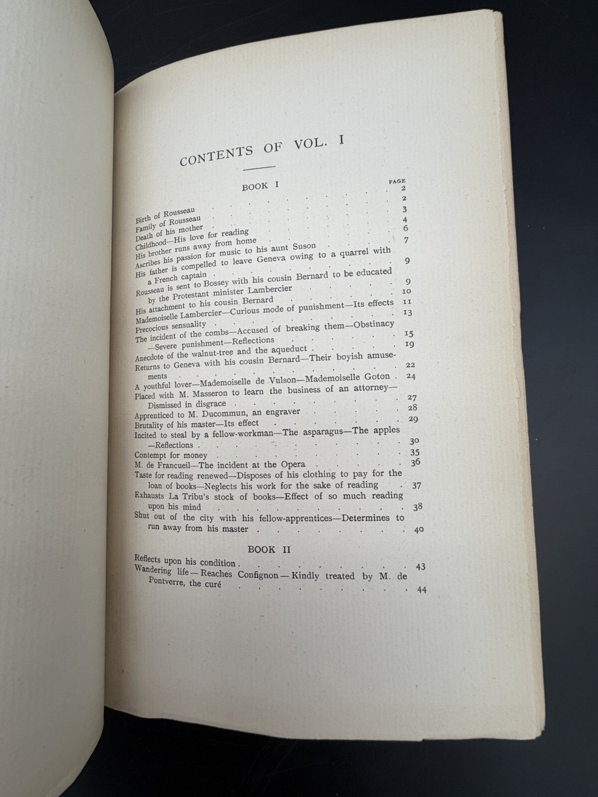 1896 Confessions of Jean Jacques Rousseau 2 Volume Set Privately Printed Rare
