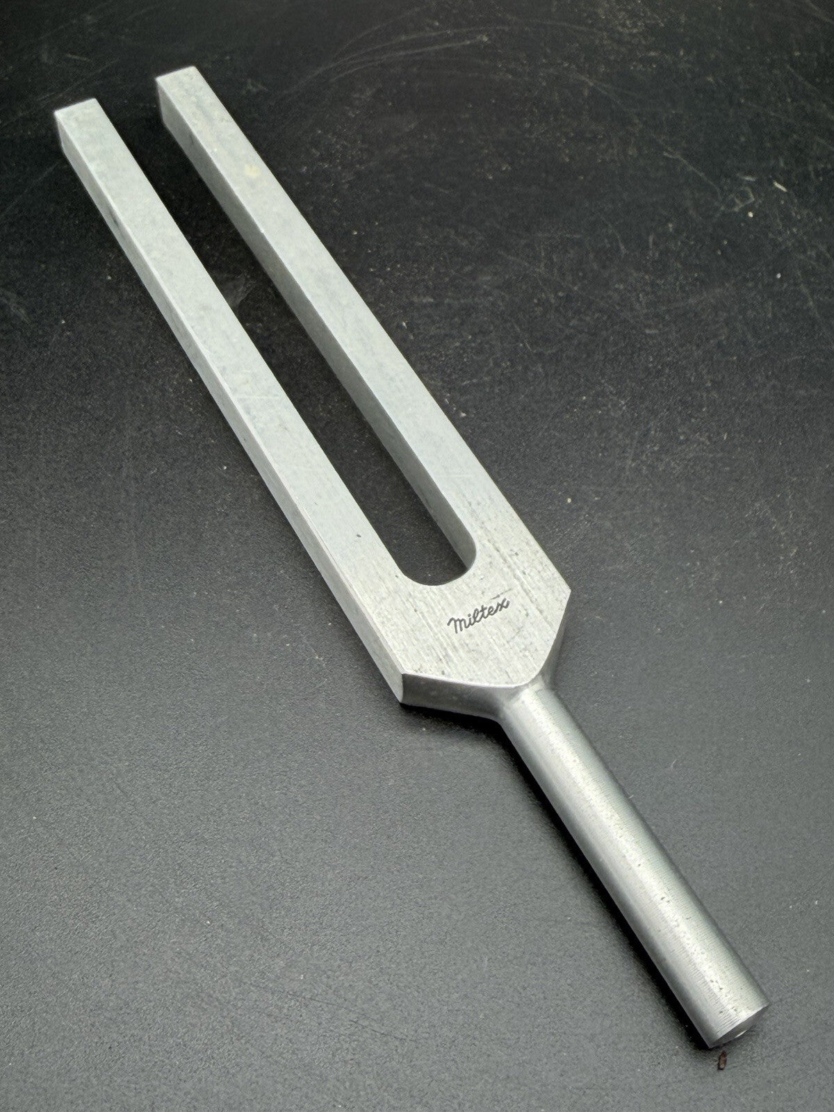 Vintage Miltex 512 C Tuning Fork Medical Aluminum Tuning Instrument