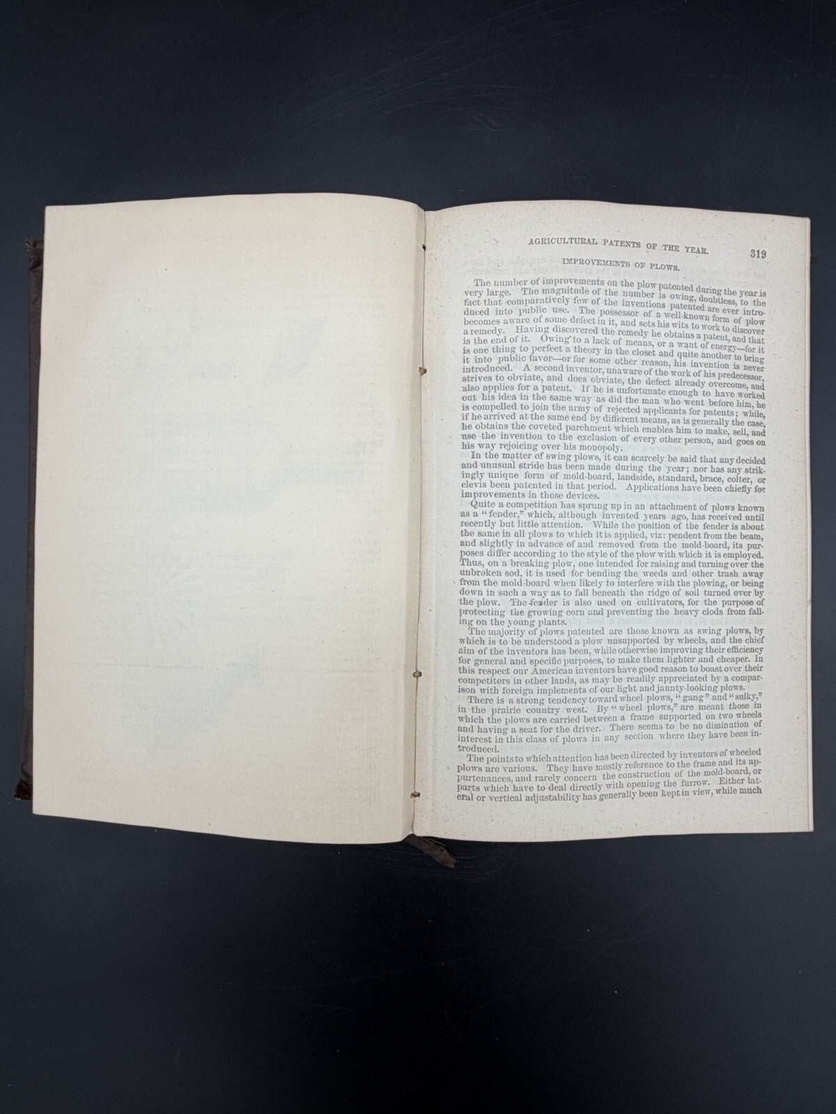 1870 Antique Book Report of the Commissioner of Agriculture for Year 1869 Illustrated
