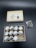 Antique Parke Davis and Co. Metal Foil Suppository Box with Inserts