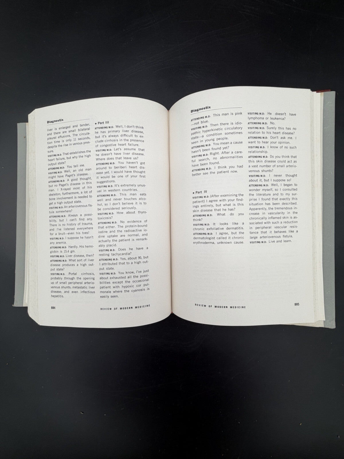 Vintage Book 1966 Review of Modern Medicine Hardcover Book January-June Illustrated