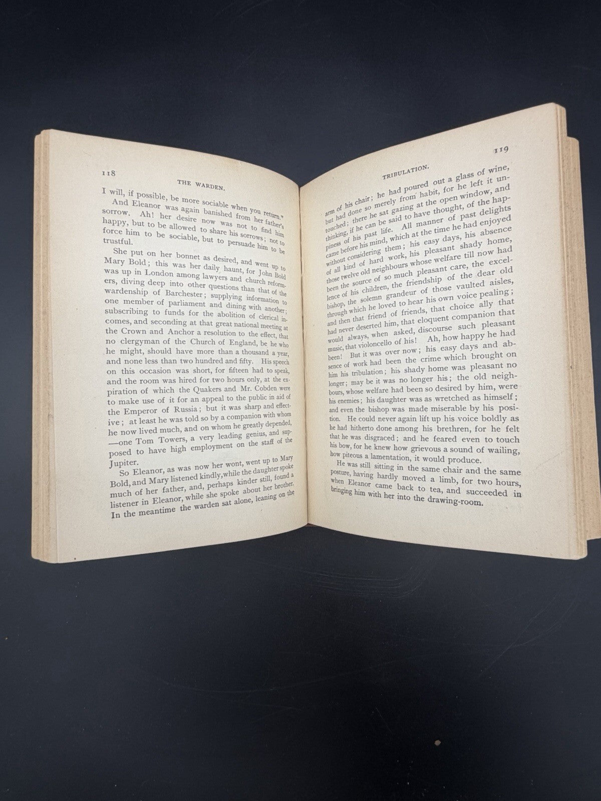 The Warden By Anthony Trollope 1906 Dodd Mead And Company Ex-Library