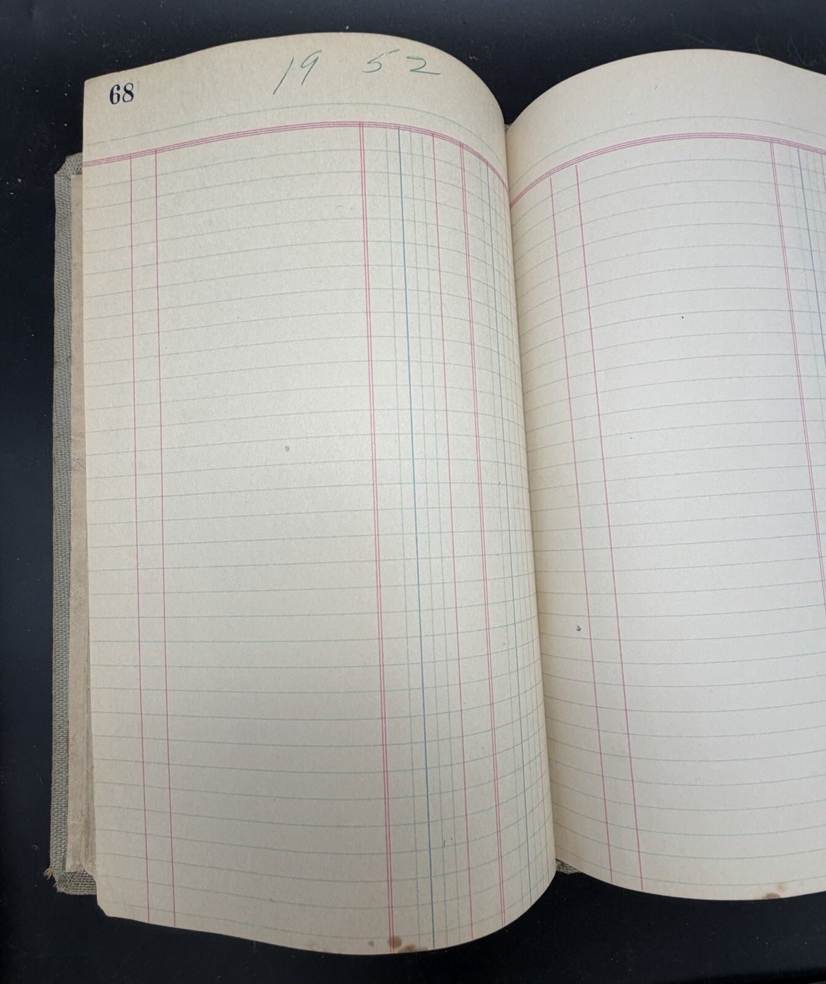 Antique Vintage Farm Handwritten Ledger Diary 1928-1951 Livestock Eggs Receipts