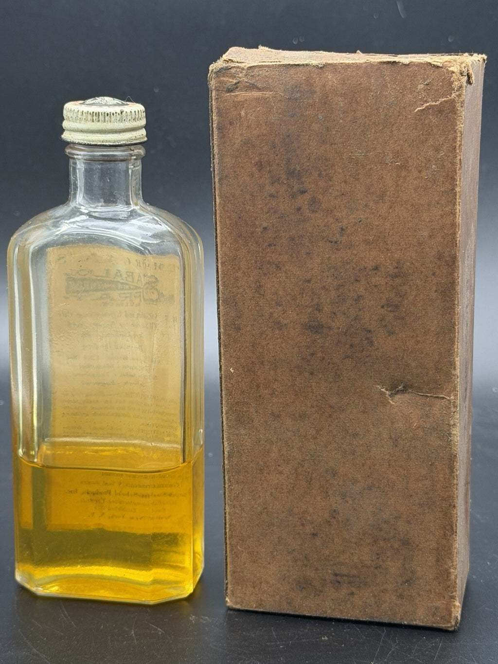 Vintage Morgan's Sabalol Spray Medicine Bottle with Original Box
