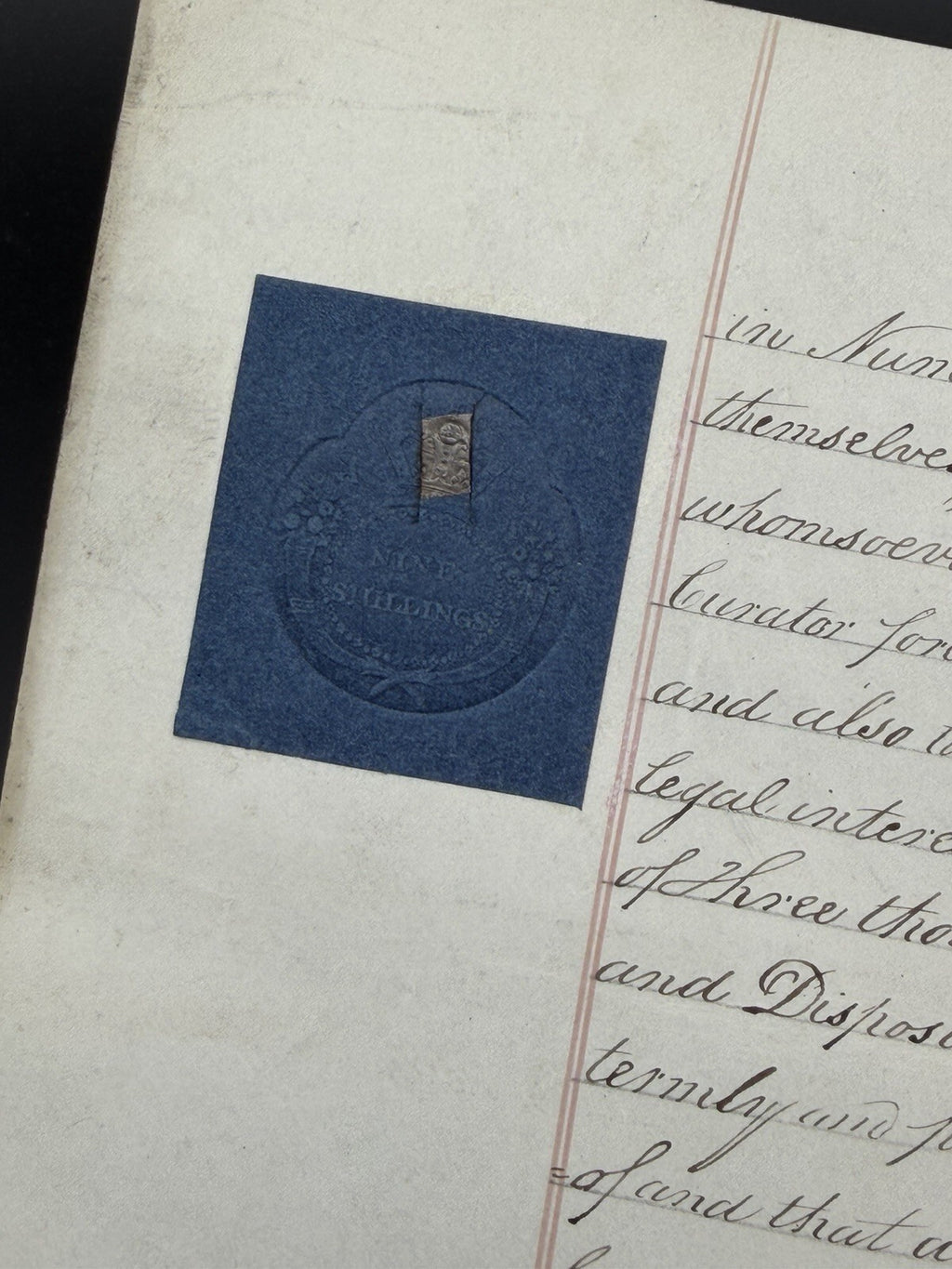 1826 Scottish Instrument of Sasine Vellum Legal Document Scotland Genealogy