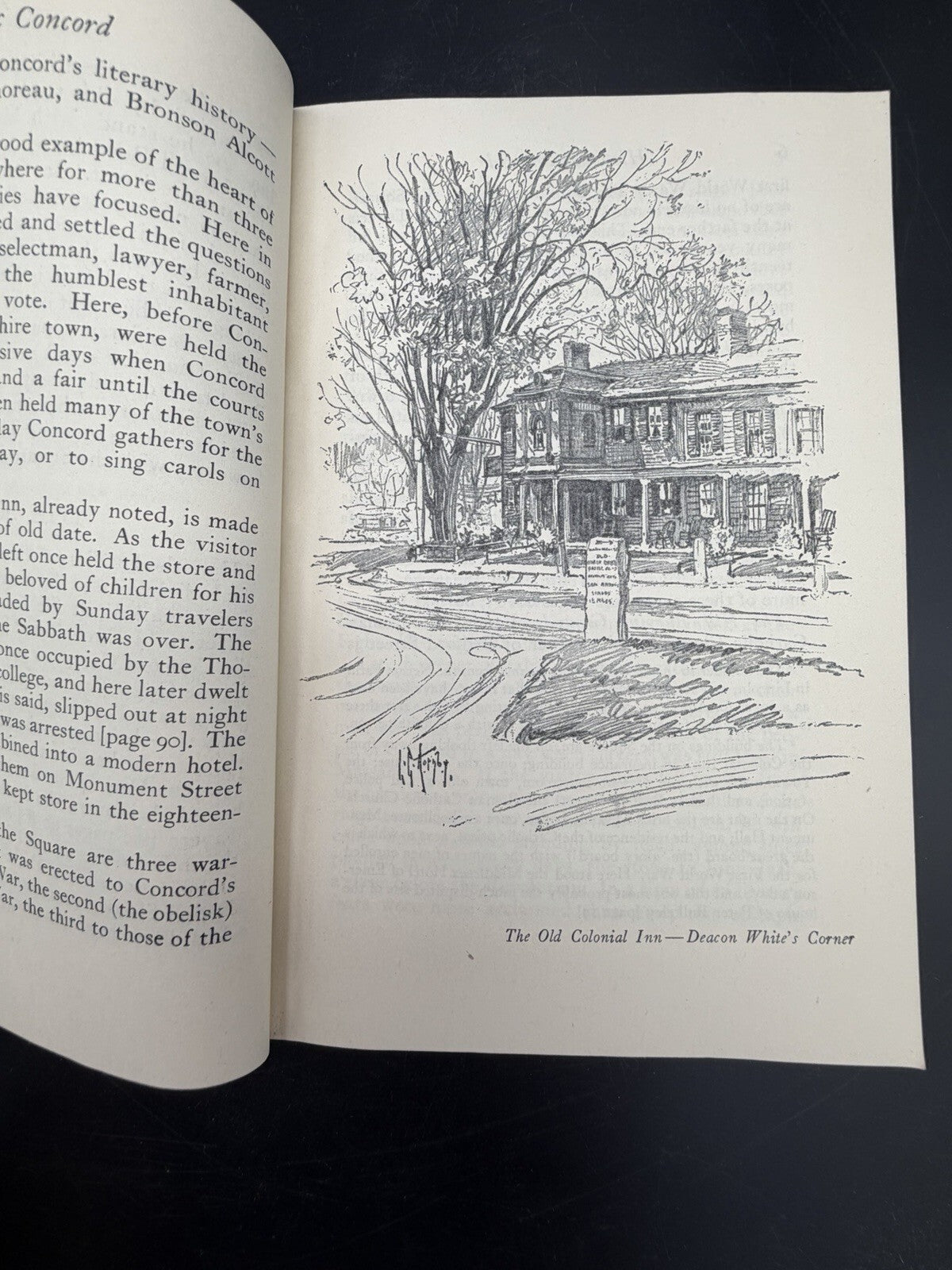 Book, Historic Concord: A Handbook of Its Story and Its Memorials 1942