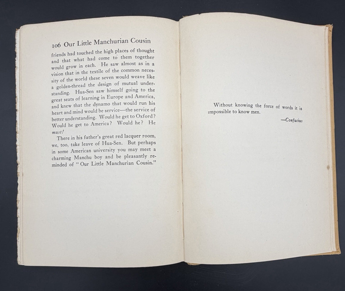 Our Little Manchurian Cousin by Tehyi Hsieh (1933) Signed First Edition