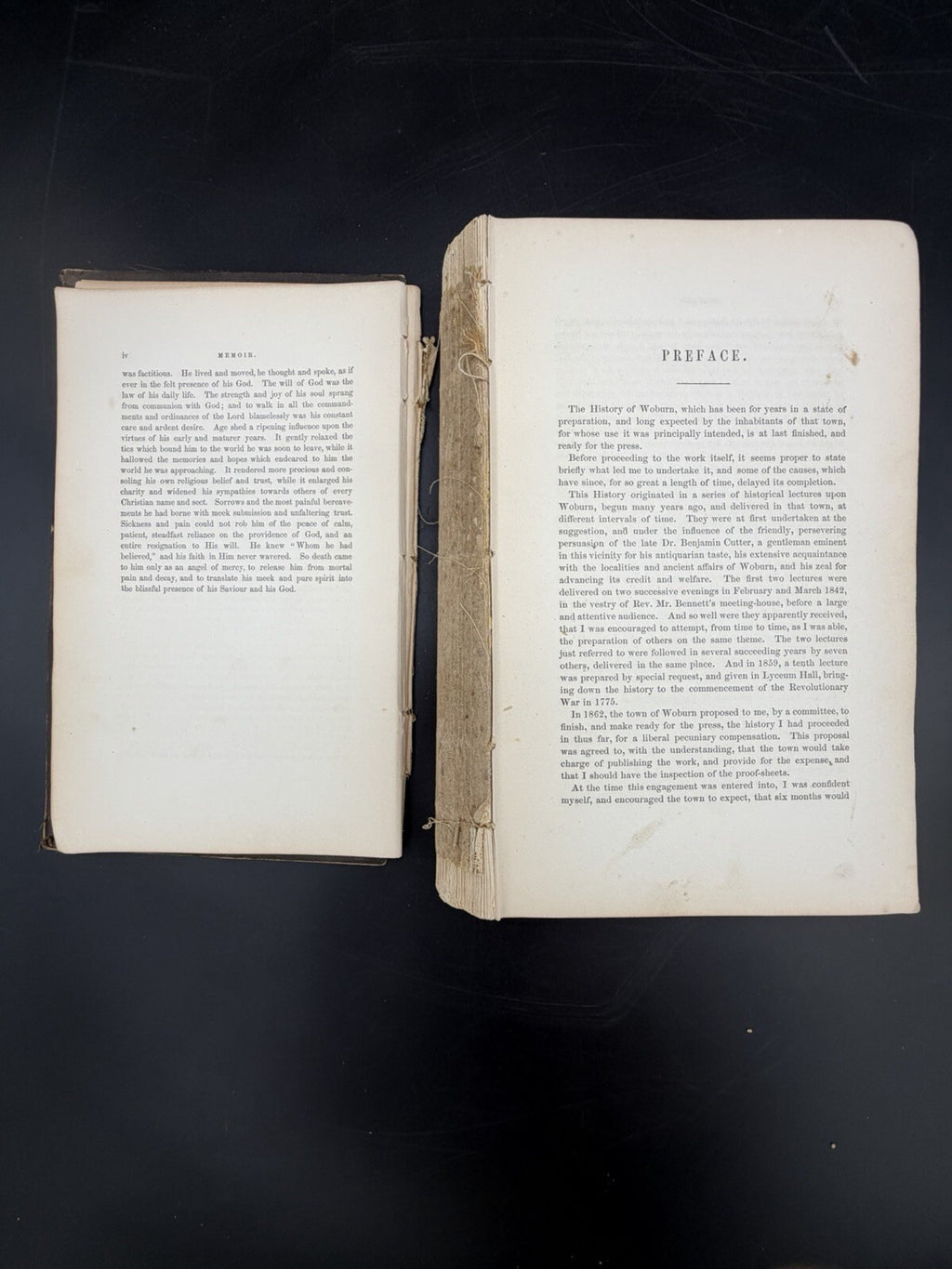 1868 History of Woburn Massachusetts Samuel Sewall - Loose/Detached AS IS Copy