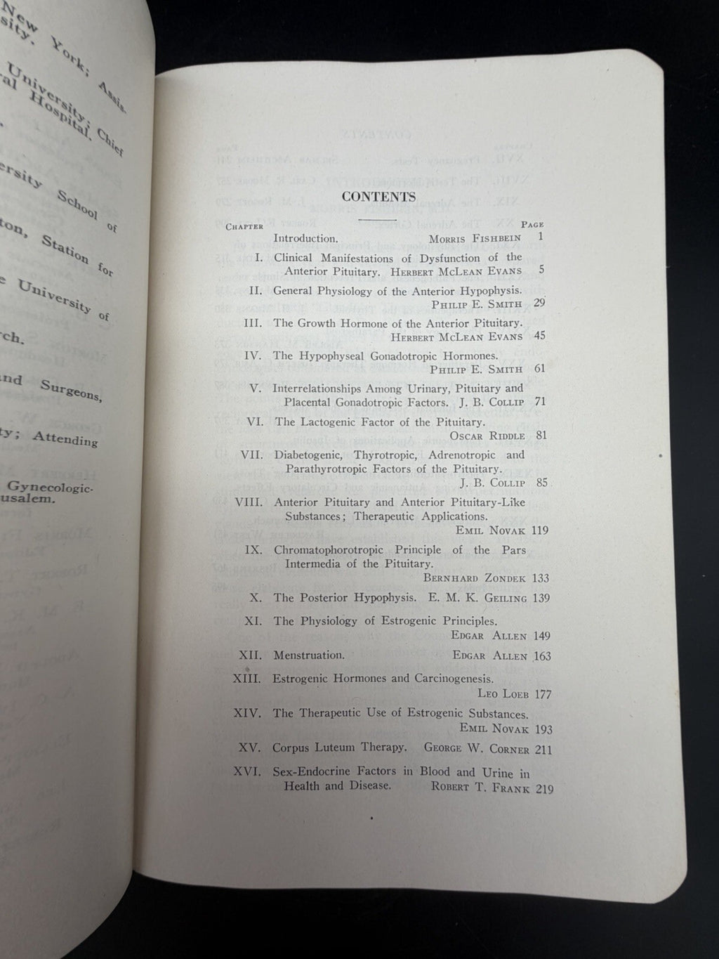 Antique 1935 Glandular Physiology and Therapy Medical Book AMA Endocrinology