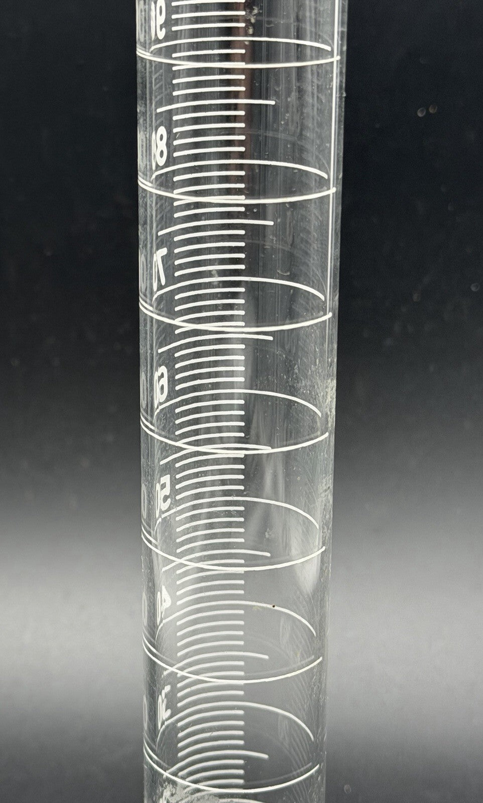 Vintage Pyrex 100ml Graduated Cylinder No. 2982 Glass Stopper Labware USA