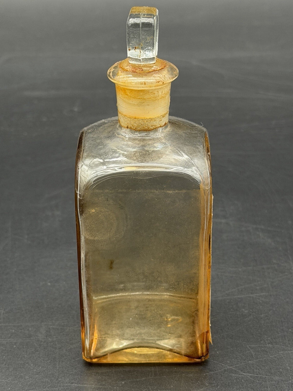 Vintage Acriflavine Lotion Apothecary Bottle Glass Stopper 5" Quack Medicine