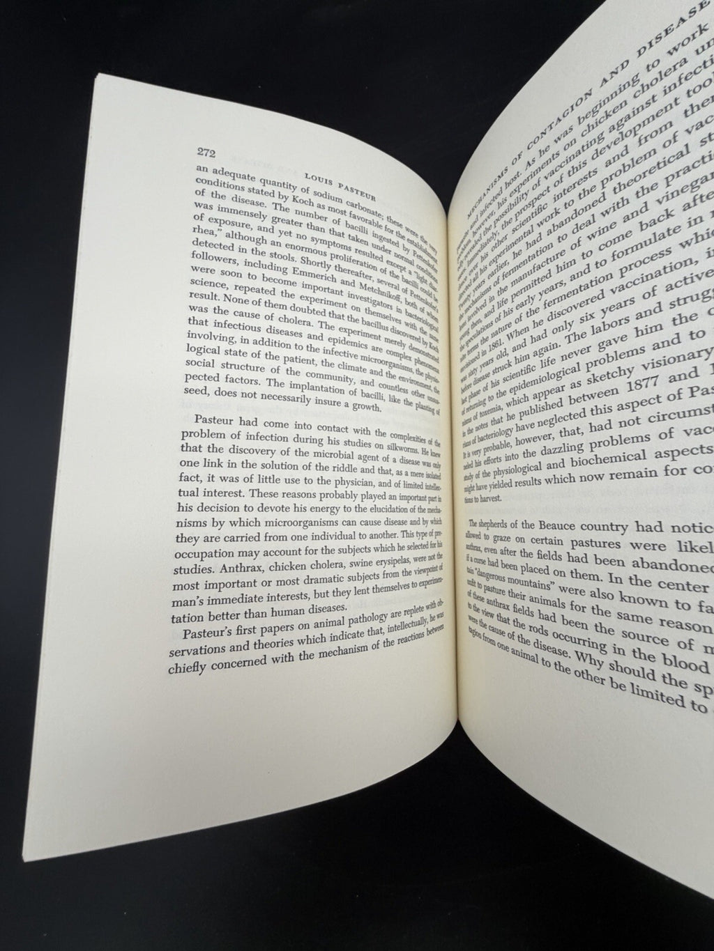 Vintage Book, Louis Pasteur Free Lance of Science 1976 Rene Dubos FINE Medical Science Book