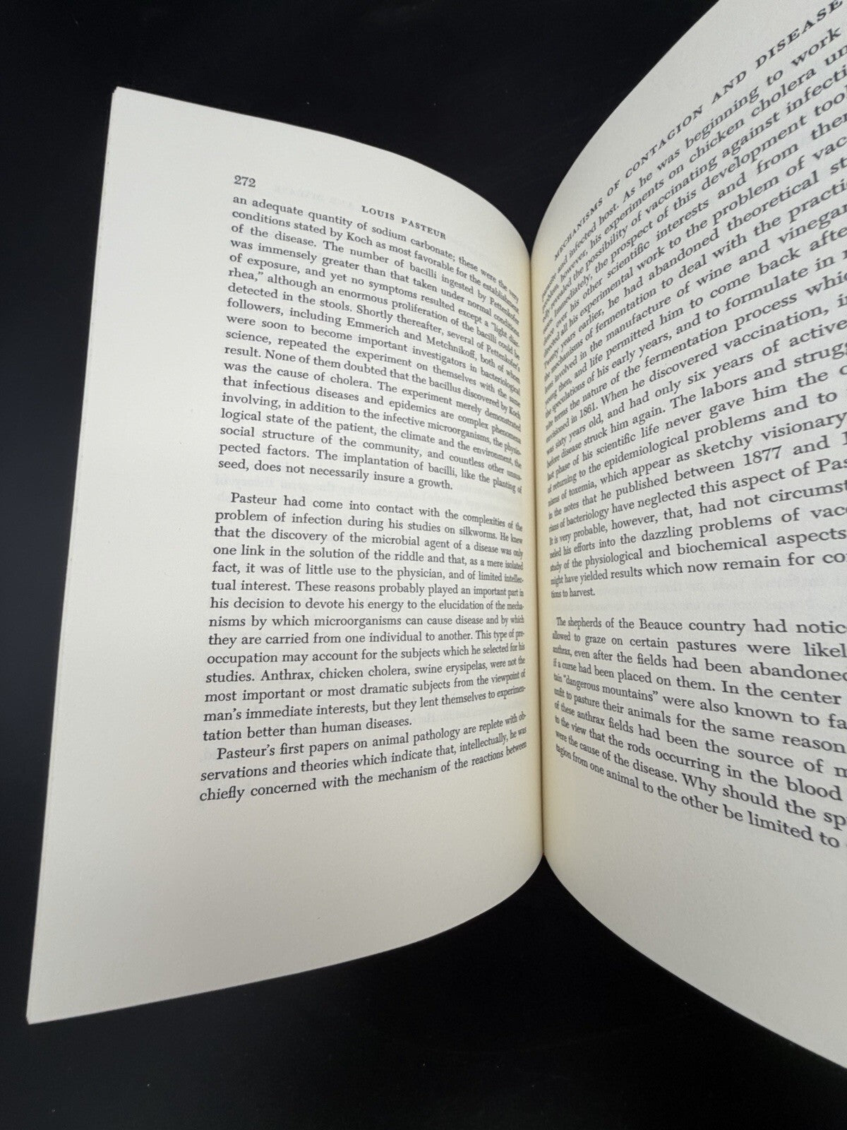 Vintage Book, Louis Pasteur Free Lance of Science 1976 Rene Dubos FINE Medical Science Book