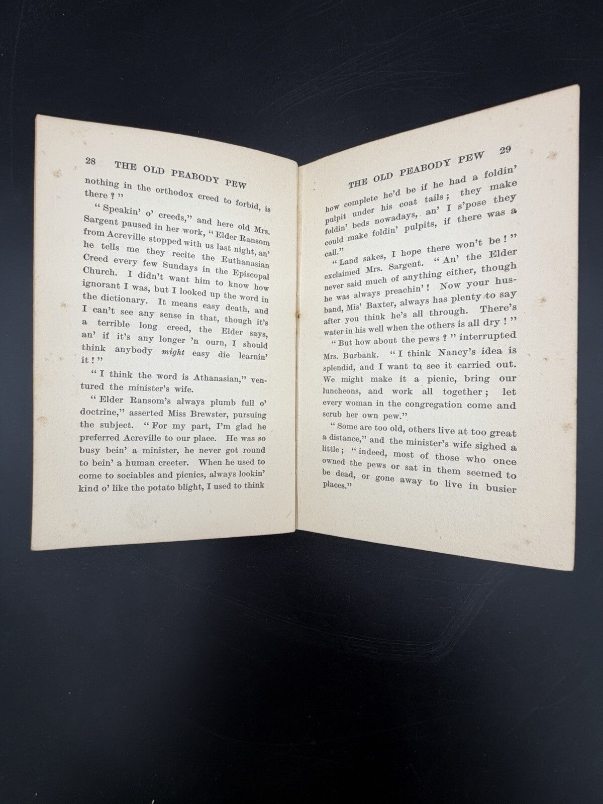 Antique Book The Old Peabody Pew by Kate Douglas Wiggin Hodder c1900 Literature