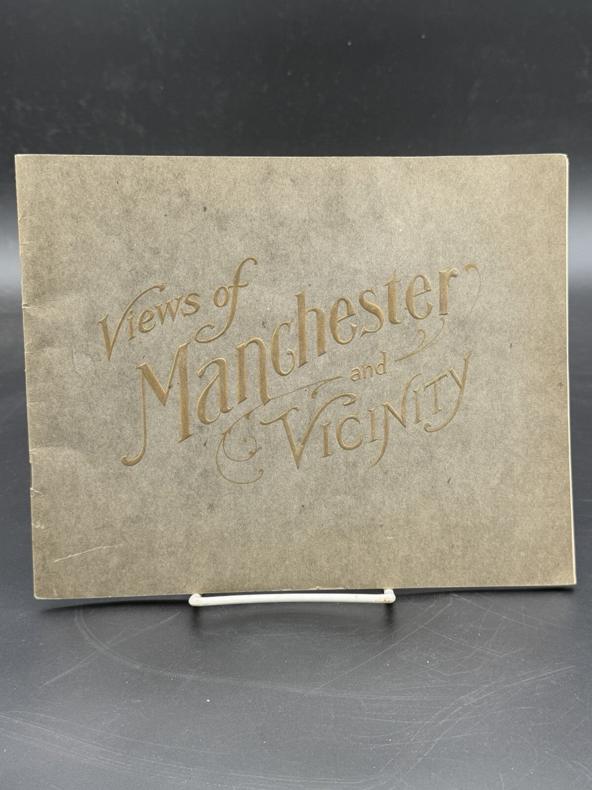 Antique Booklet, 1903 Views of Manchester and Vicinity Photo Book - L.H. Nelson Co. NH